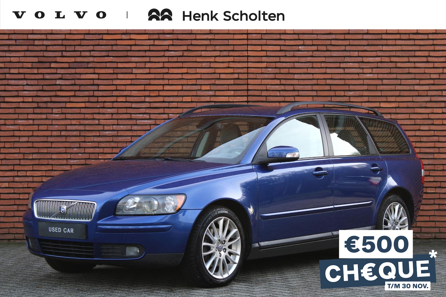 Volvo V50 - 2.4 Edition II 2.4 Edition II, Youngtimer, Trekhaak, Cruise Control, Parkeersensoren, Reservewiel, 17'' L - AutoWereld.nl