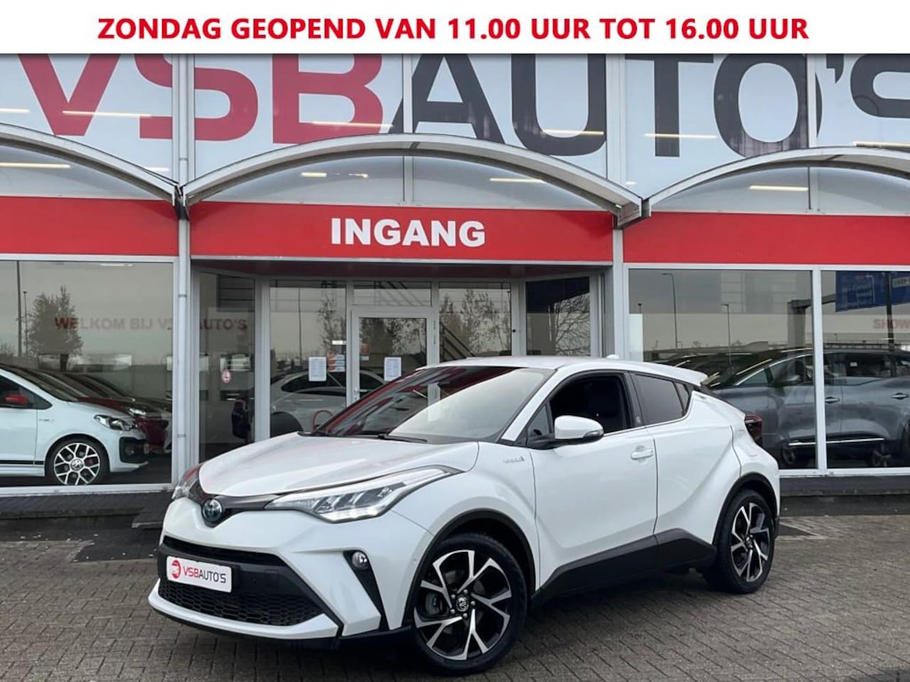 Toyota C-HR - 2.0 HYBRID 184PK AUT. LED NAVI CAMERA AIRCO LMV PDC - AutoWereld.nl