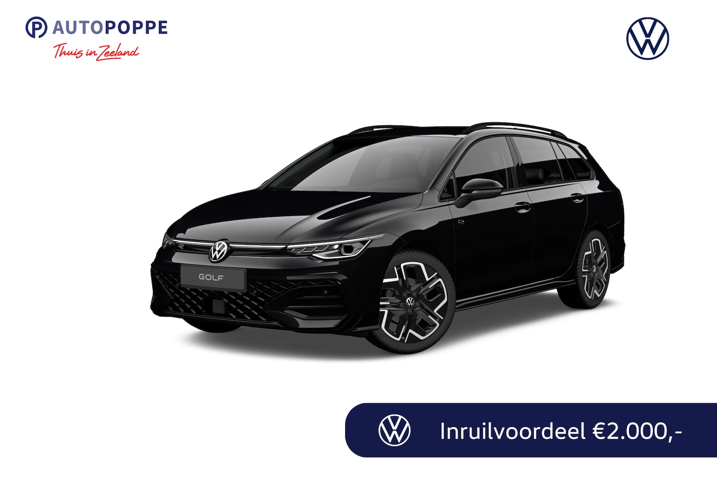 Volkswagen Golf Variant - 1.5 eTSI 150 7DSG R-Line Edition | 'App-Connect' draadloze smartphone integratie | Achterb - AutoWereld.nl