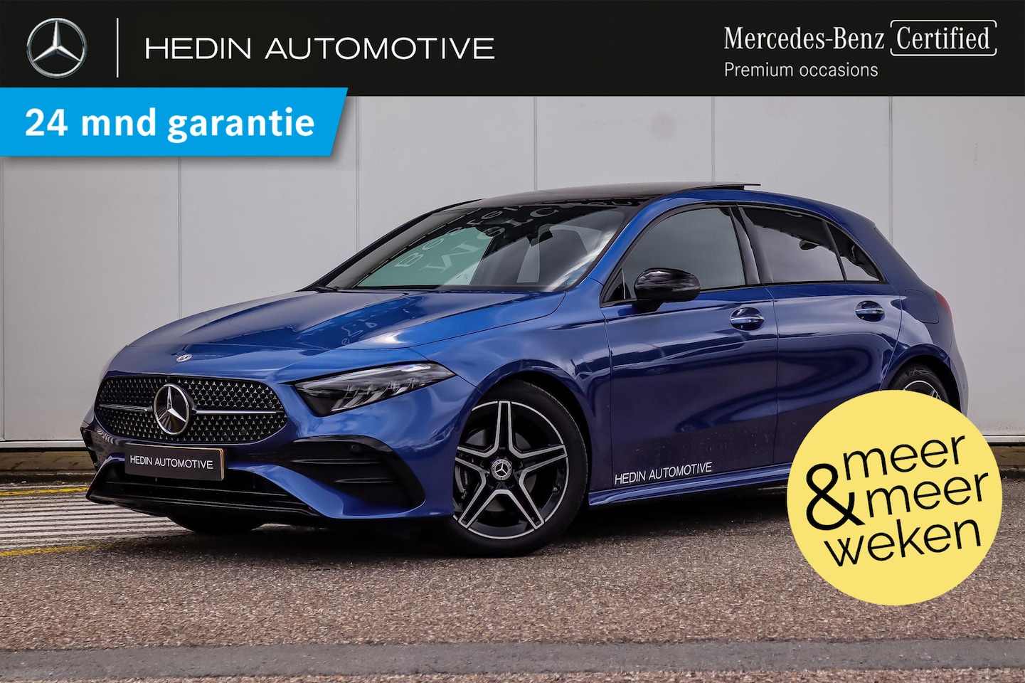 Mercedes-Benz A-klasse - A 180 Automaat Star Edition AMG Line | Nightpakket | Panoramadak - AutoWereld.nl