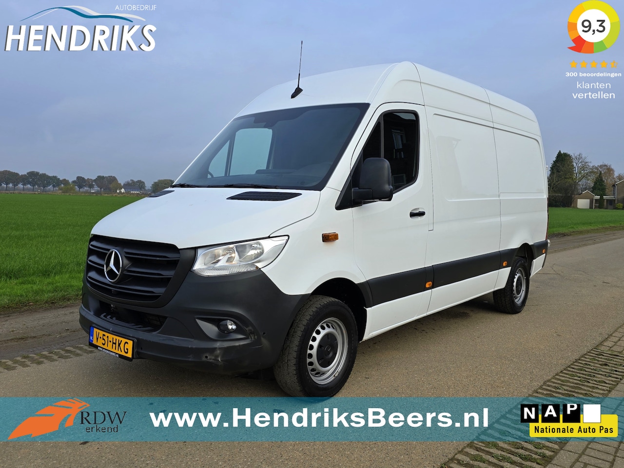 Mercedes-Benz Sprinter - 317 1.9 CDI L2 H2 RWD - Euro 6 - 170 Pk - Navi - MBUX - Airco - AutoWereld.nl