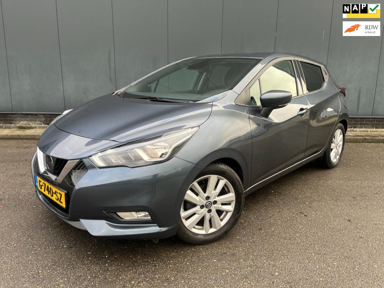 Nissan Micra - 1.0 IG-T N-Connecta-Navigatie-Cruise-LM-NAP-Bluetooth! - AutoWereld.nl