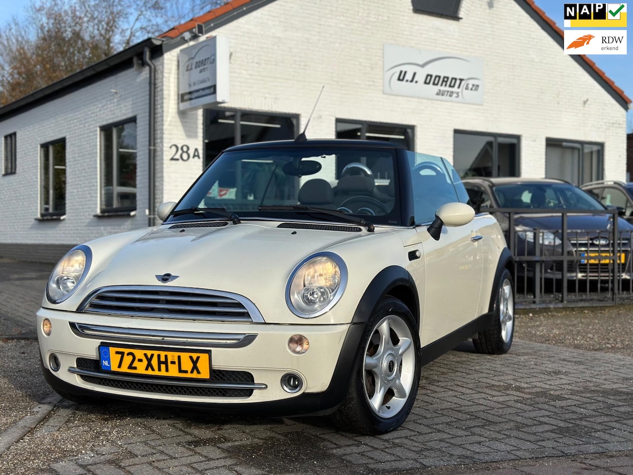 MINI Cabrio - Mini 1.6 One Pepper NAP|zeer netjes! - AutoWereld.nl