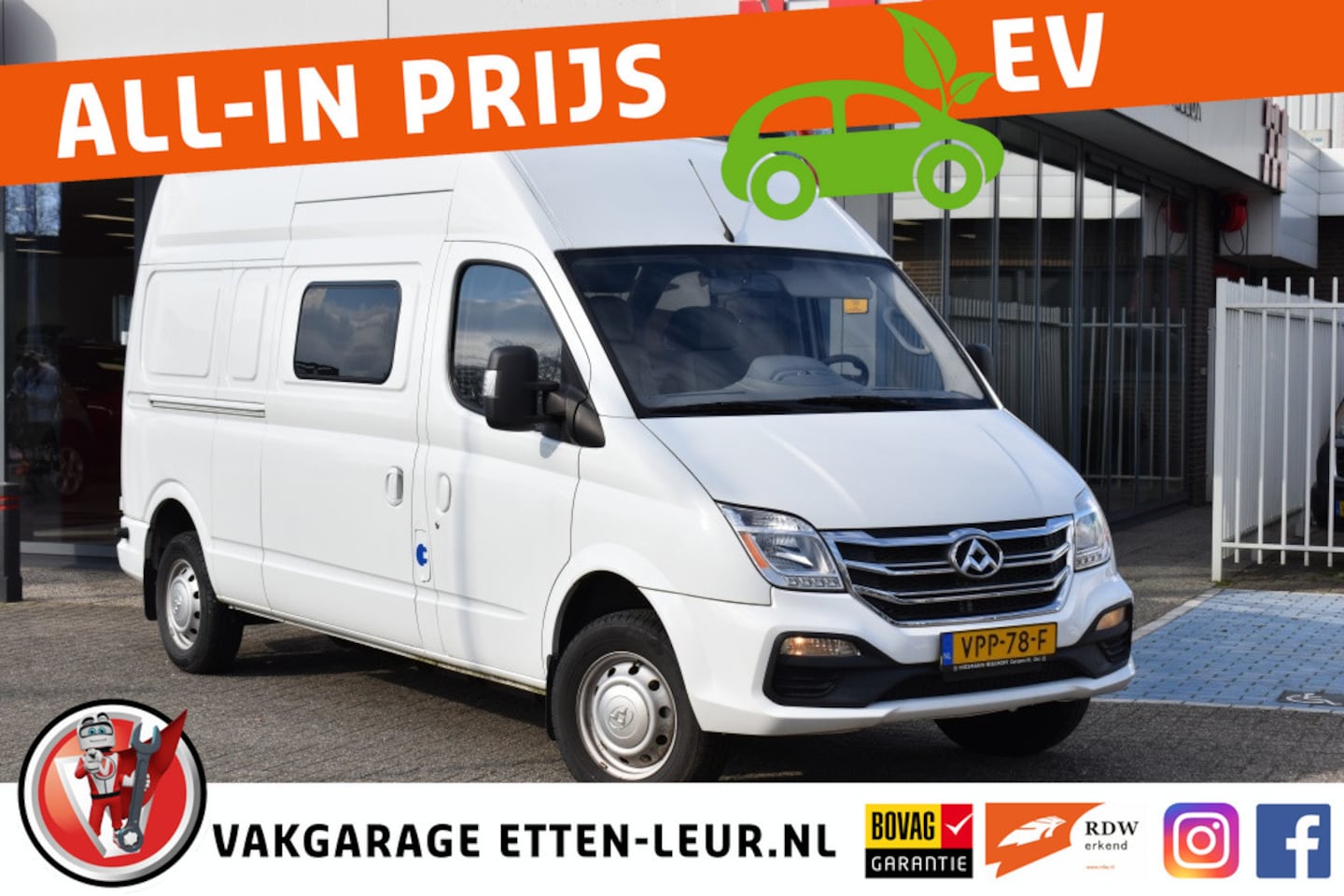 Maxus EV80 - EV80 LWB H3 / MARGE / AIRCO / PDC - AutoWereld.nl