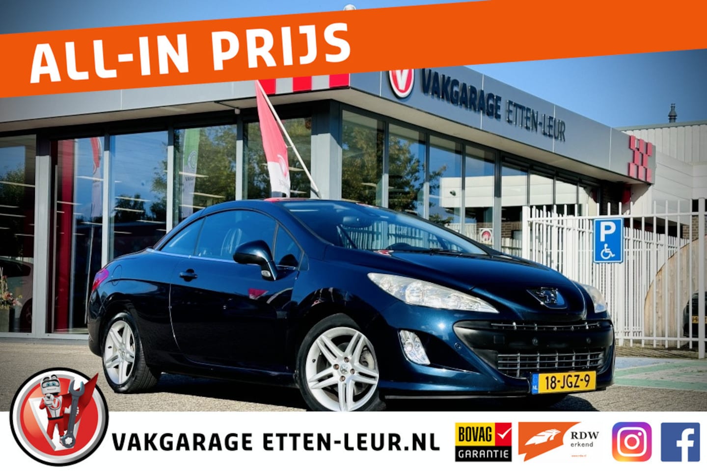 Peugeot 308 CC - 1.6 Premiere / CLIMATE CONTROL / LEDER / BLUETOOTH - AutoWereld.nl