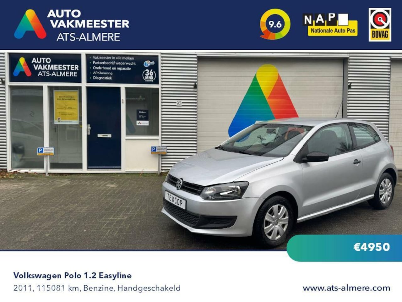 Volkswagen Polo - 1.2 Easyline 1.2 Easyline - AutoWereld.nl