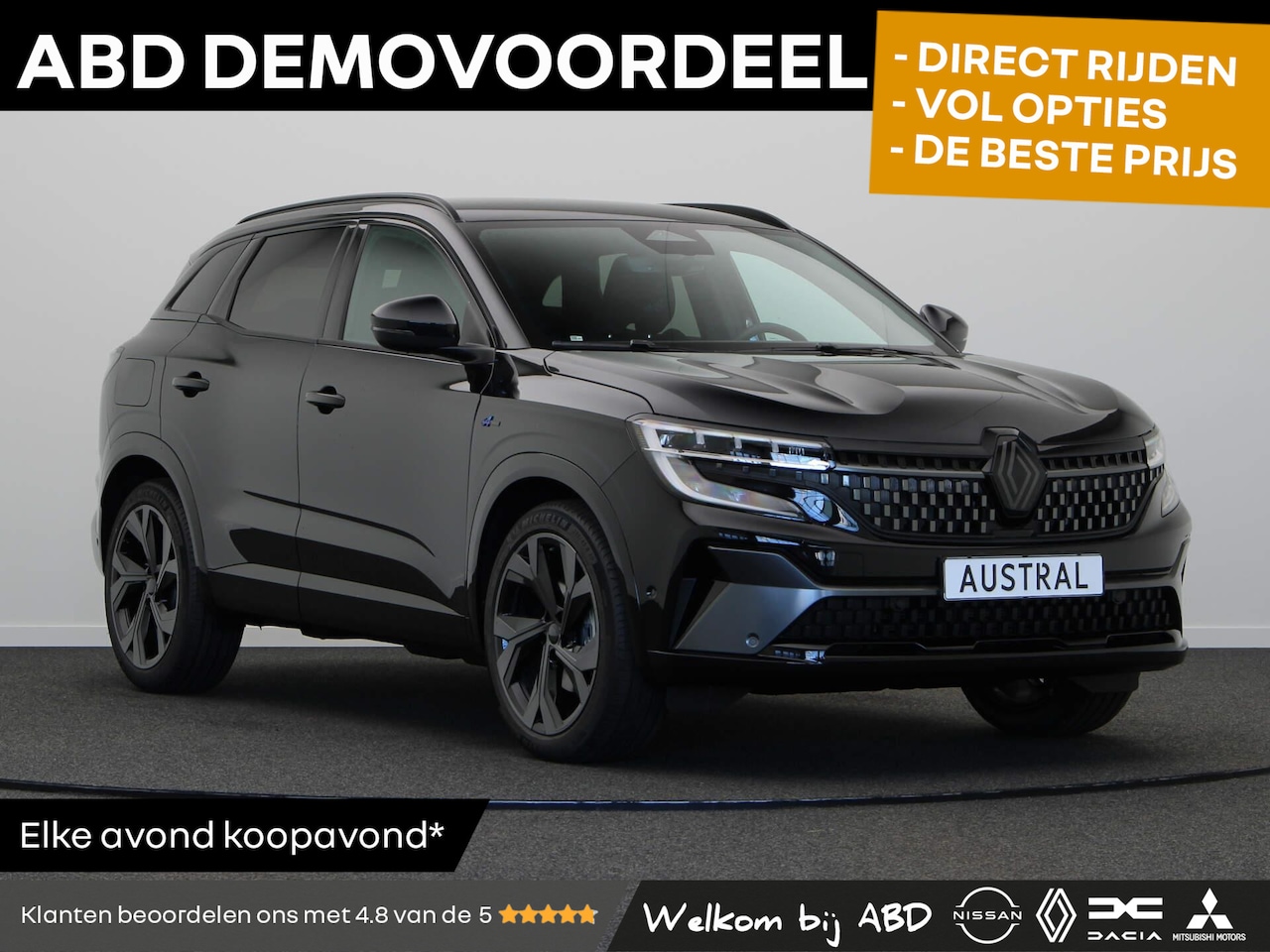 Renault Austral - E-Tech Hybrid 200pk Techno Esprit Alpine | Active drive assist |  Elektrisch bedienbare ac - AutoWereld.nl