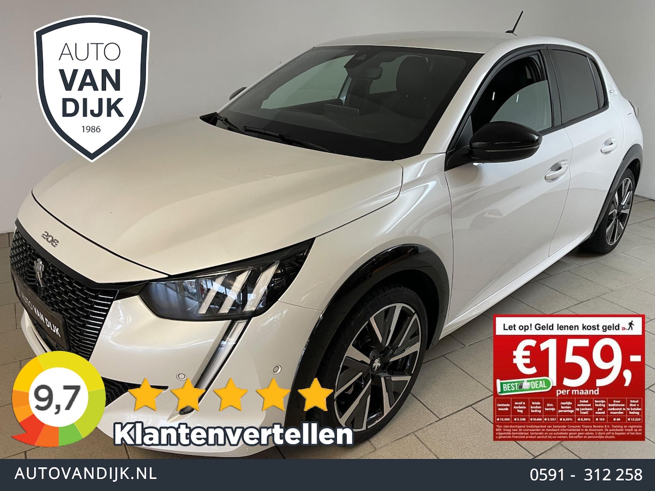 Peugeot 208 - 1.2 PureTech GT-Line AIRCO NAVI CRUISE BLUETOOTH APPLE CARPLAY LED VERLICHTING ZWARTE HEME - AutoWereld.nl