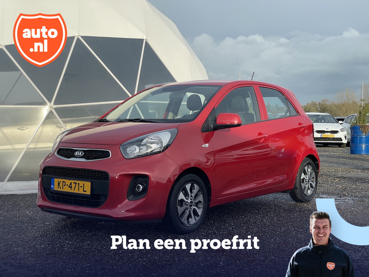 Kia Picanto - 1.0 CVVT EconomyPlusLine | Navigatie | Camera | Bluetooth | Airco | 14"LM Velgen | - AutoWereld.nl