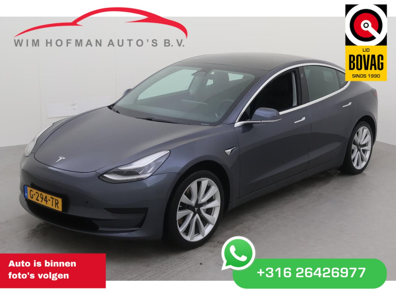 Tesla Model 3 - Standard RWD Plus 60 kWh 19"Autopilot Primium Audio - AutoWereld.nl