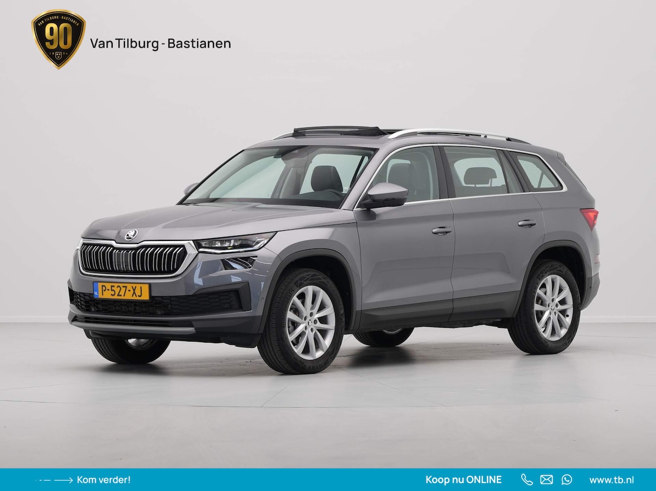 Skoda Kodiaq - 1.5 TSI 150pk DSG Business Edition Plus 7p. Panorama Camera Memory Trekhaak - AutoWereld.nl