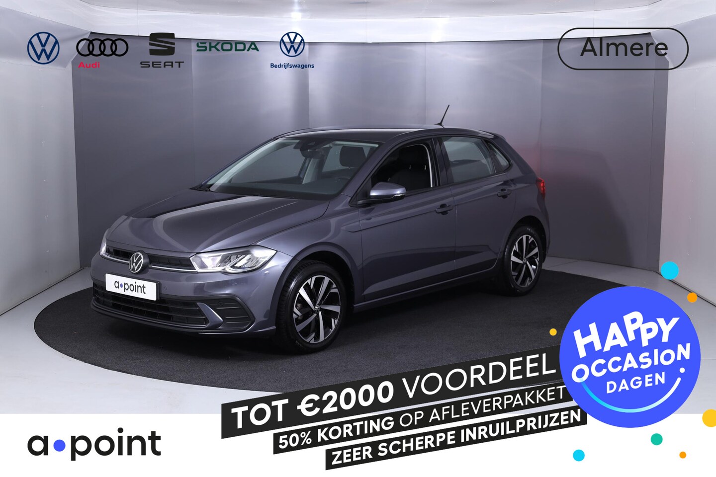 Volkswagen Polo - 1.0 TSI Life 95 pk | Navigatie via App | Parkeersensoren | Adaptieve cruise control | LED - AutoWereld.nl