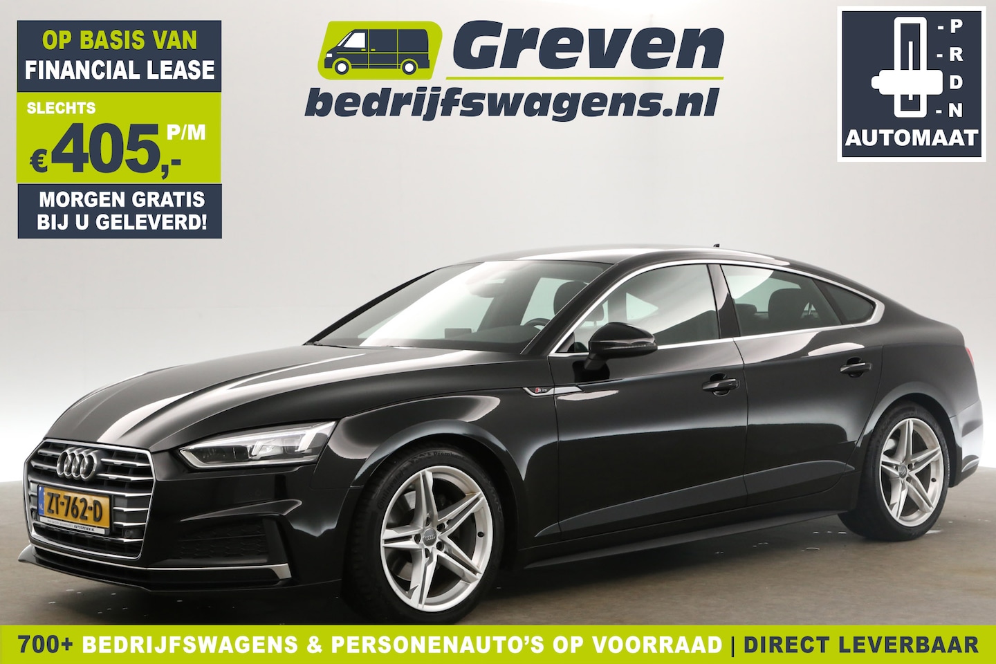 Audi A5 - 40 TFSI 190PK S-line Automaat Clima Cruise LED Navi PDC Stoelverwarming 18"LMV - AutoWereld.nl