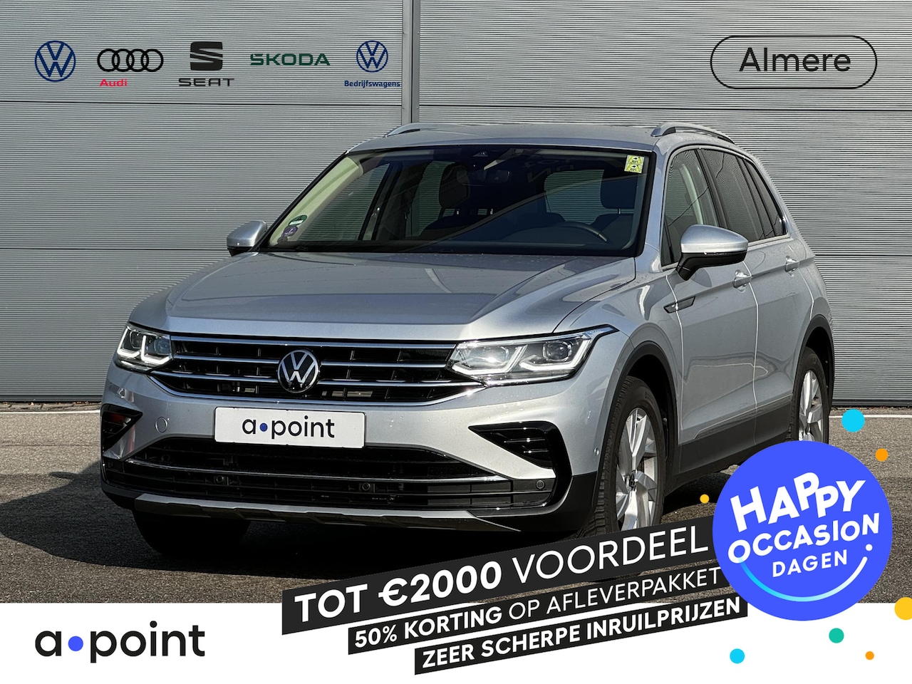 Volkswagen Tiguan - 1.5 TSI Elegance 150PK DSG | Dodehoekbewaking | Stuur & Stoelverwarming | Massagestoelen | - AutoWereld.nl