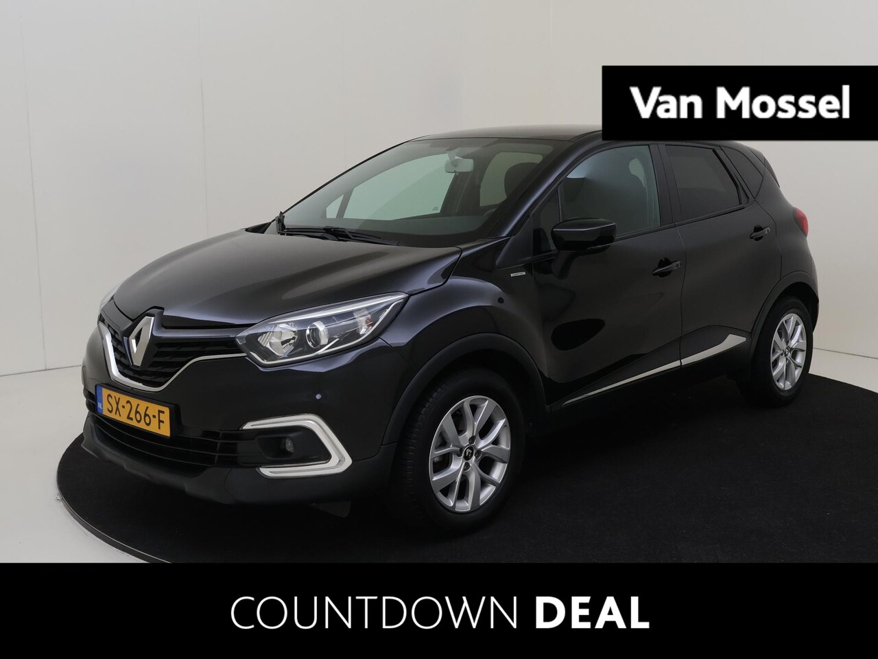 Renault Captur - 0.9 TCe Limited | Navigatie | Parkeersensoren achter | Airco | Bluetooth | Lichtmetalen ve - AutoWereld.nl