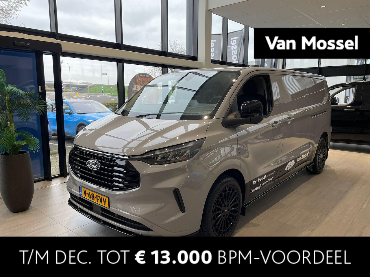 Ford Transit Custom - 320 2.0 TDCI L2H1 Limited 170 pk Automaat  Custom-Build | Sortimo inrichting (nieuw) | Led - AutoWereld.nl