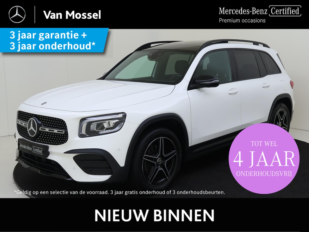 Mercedes-Benz GLB - 200 Premium Plus Pano / Night pakket / parkeer Camera / Elektr. Kofferklep / - AutoWereld.nl