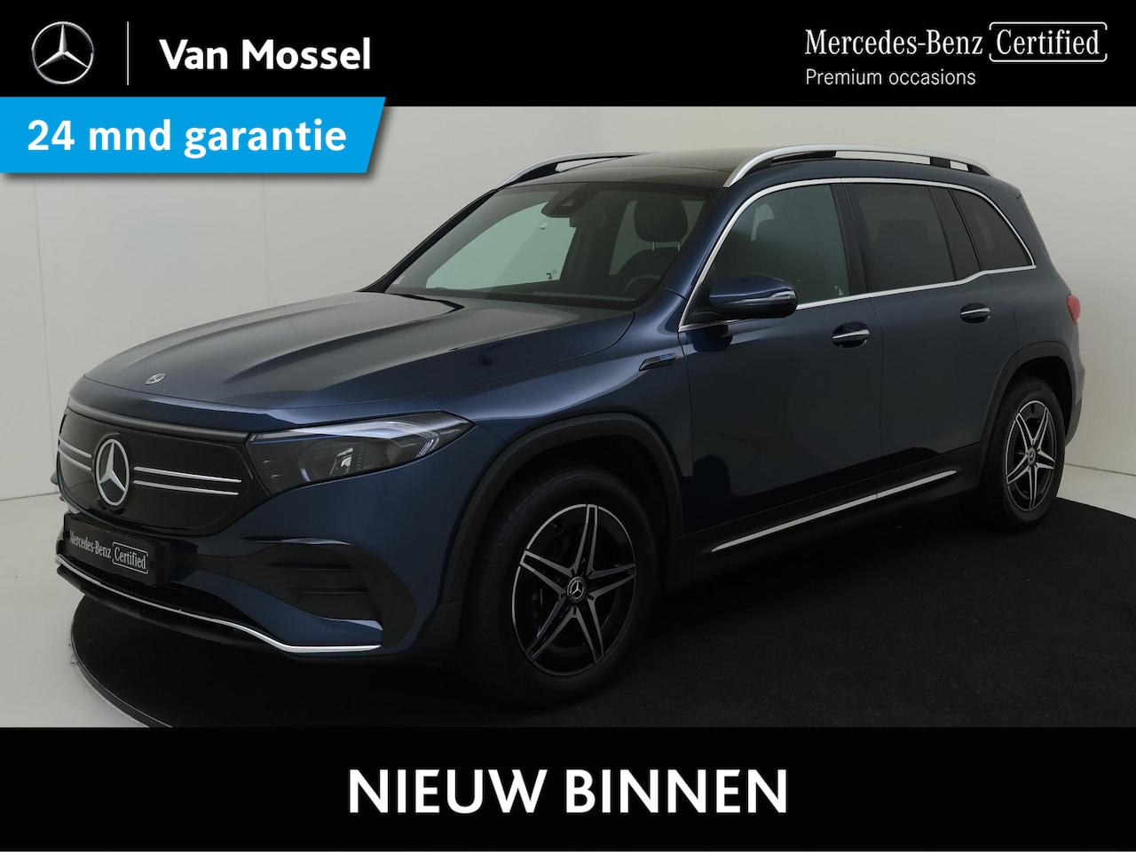 Mercedes-Benz EQB - 300 4MATIC AMG Line 7p. 67 kWh Pano / Privacy Glass / Parkeer Camera / Stoelverwarming / E - AutoWereld.nl