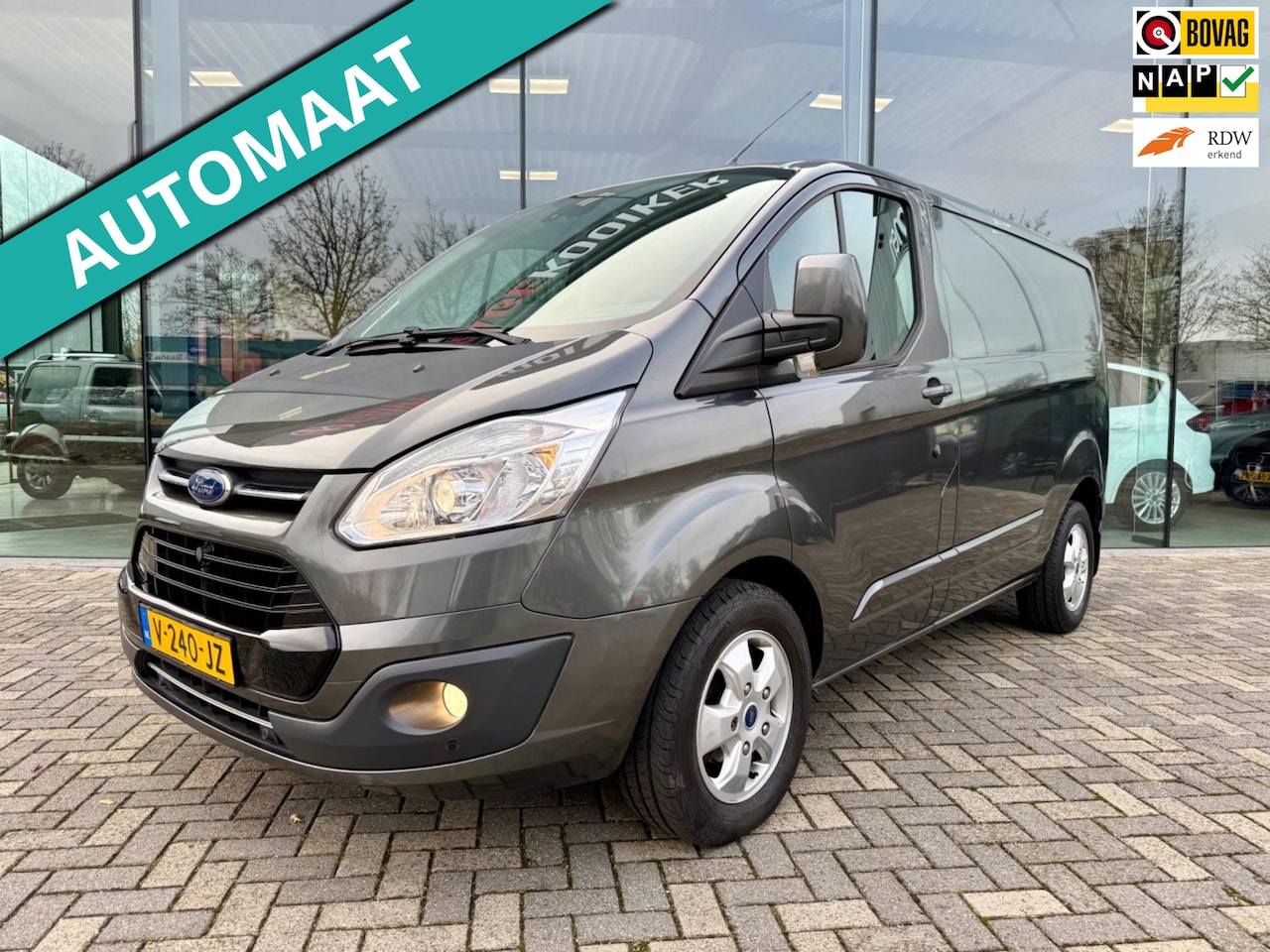 Ford Transit Custom - 270 2.0 TDCI Automaat 190pk L1H1 Limited, Navi, Cruise, Camera, PDC - AutoWereld.nl