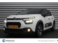 Citroën C3 - 1.2 PURETECH 110PK FEEL EDITION AUTOMAAT / NAVI / CLIMA / LED / PDC / 16" LMV / KEYLESS /