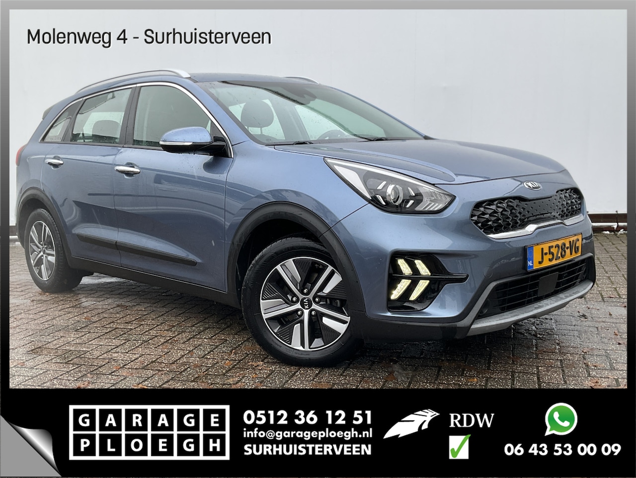 Kia Niro - 1.6 GDi Navi/Cam Carplay Afn-Trekh Hybrid DynamicLine - AutoWereld.nl