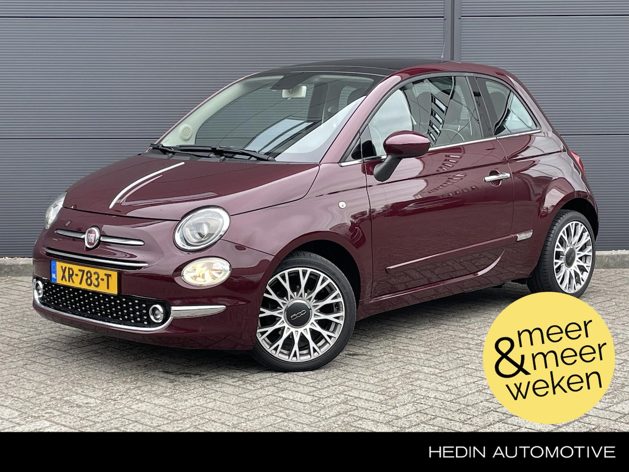 Fiat 500 - 0.9 TwinAir Turbo Lounge | Schuif-/kanteldak | Navigatie| Airco | Cruisecontrol | Parkeers - AutoWereld.nl