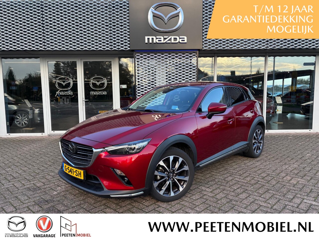 Mazda CX-3 - 2.0 SkyActiv-G 120 GT-M AUTOMAAT | DEALERONDERHOUDEN | NL-AUTO | BOSE | LEDER | - AutoWereld.nl