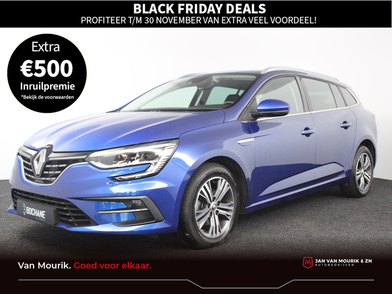 Renault Mégane Estate - 1.3 TCe 140 EDC Intens | Automaat | Trekhaak | 1700kg trekgewicht | All-Season | LED | App - AutoWereld.nl