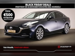 Mazda 3 - 3 2.0 e-SkyActiv-X M Hybrid 180 Luxury | LED | HEAD UP | LEDER | STUUR VERW. | ACC | DAB |