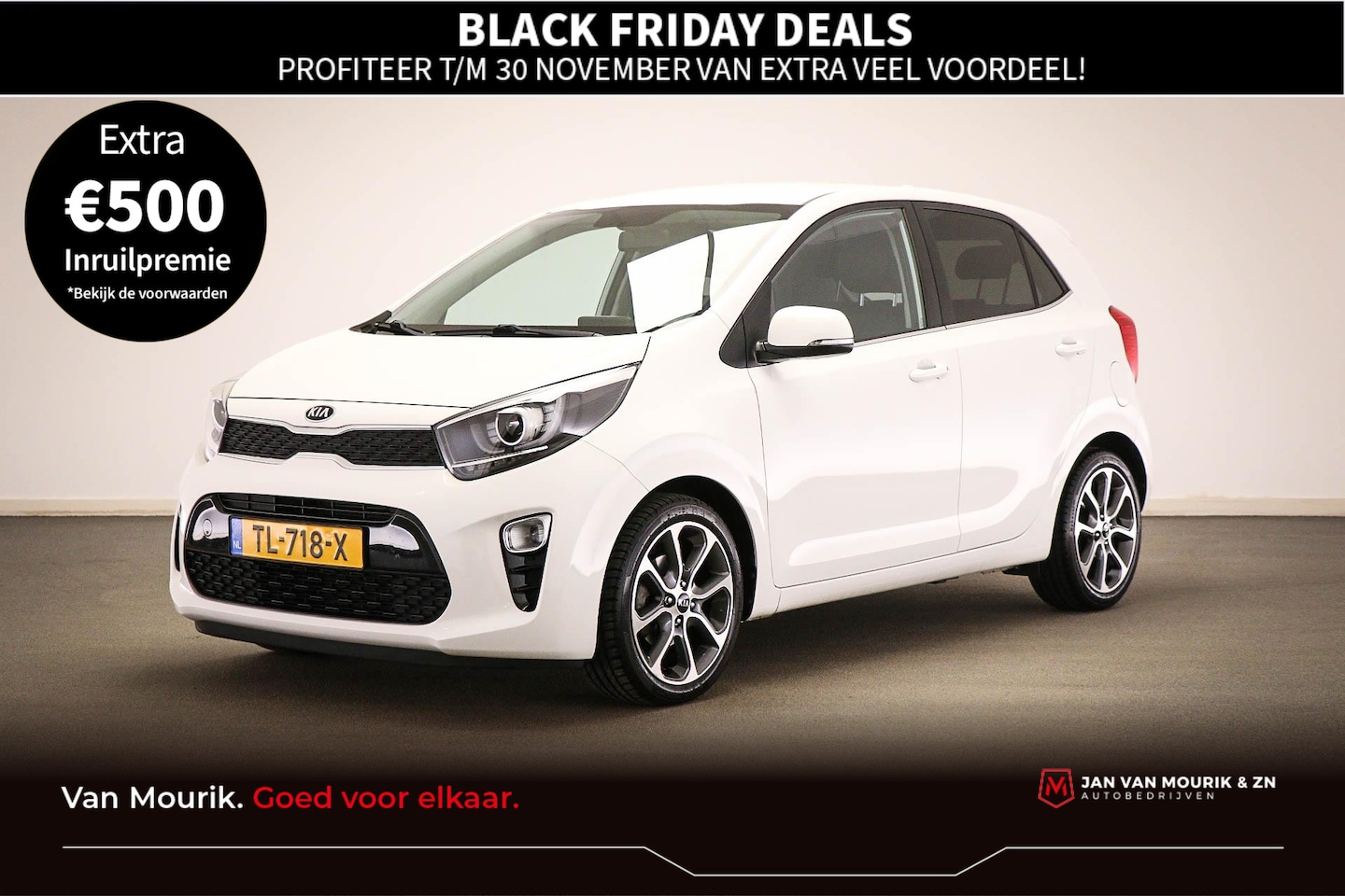 Kia Picanto - 1.0 CVVT Design Edition | CLIMA | APPLE | CAMERA | DEALER ONDERHOUDEN - AutoWereld.nl