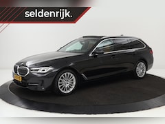 BMW 5-serie Touring - 530e High Executive | Panoramadak | Trekhaak | 360 camera | Adaptive cruise | Leder | Stoe