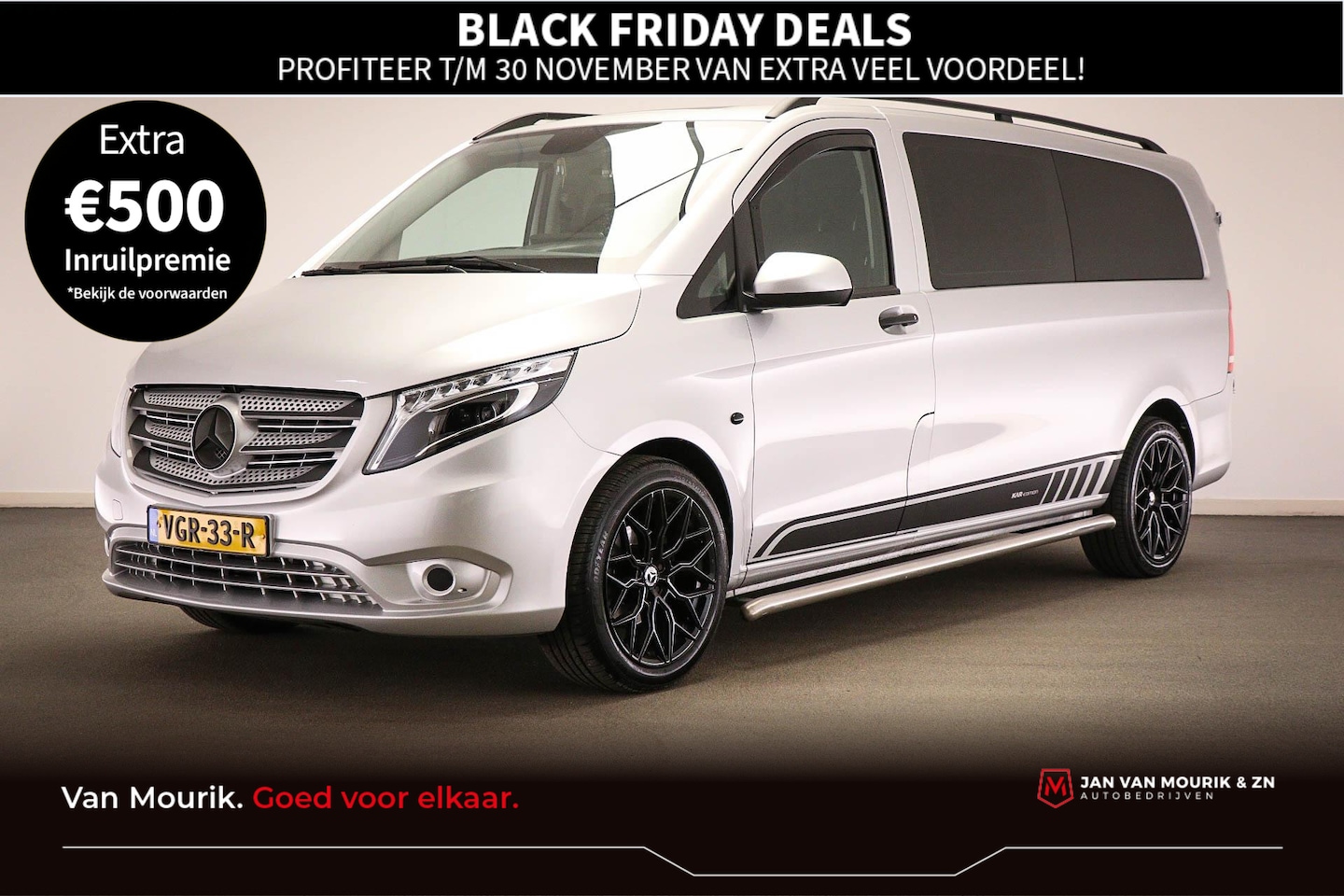 Mercedes-Benz Vito - 114 CDI Extra Lang DUB.CAB. 6-PERS | AMBITION / EXTERIEUR- PACL | LED | CLIMA | CRUISE | C - AutoWereld.nl