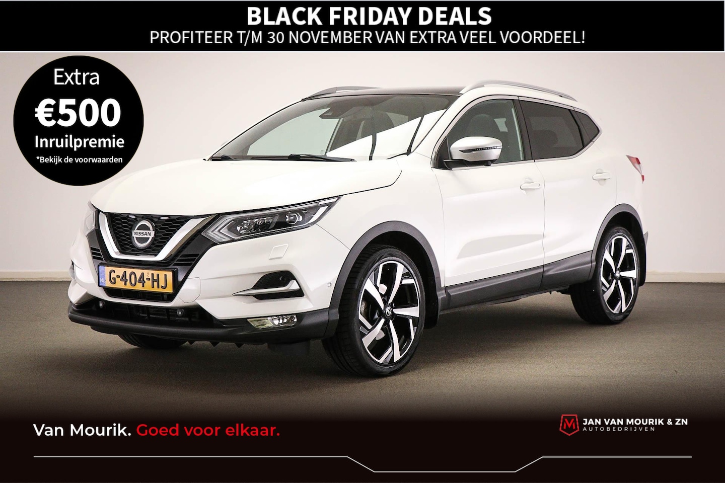 Nissan Qashqai - 1.2 Tekna + | PANORAMADAK | 360 CAMERA | TREKHAAK AFNEEMBAAR - AutoWereld.nl