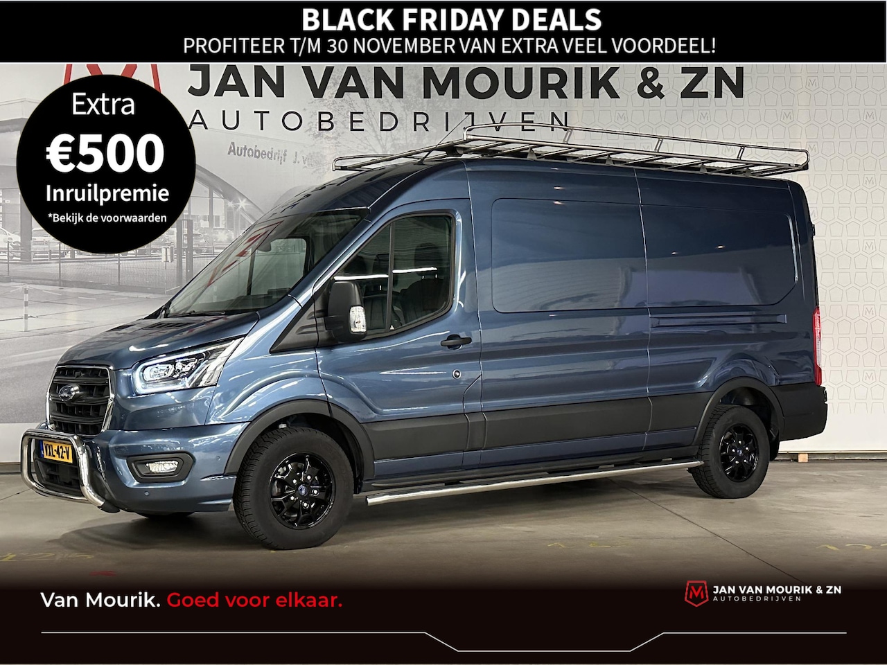 Ford Transit - 350 2.0 TDCI L3H3 Limited | IMPERIAAL | APPLE CARPLAY | A-U-R-CAMERA | TREKHAAK - AutoWereld.nl