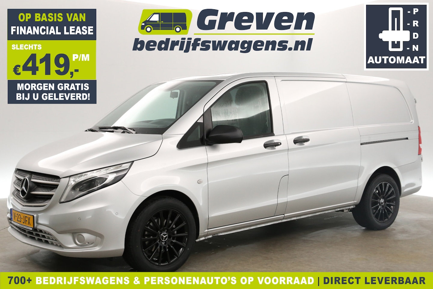 Mercedes-Benz Vito - 114 CDI Lang Automaat Airco Cruise 2xSchuifdeur Camera Carplay Navi 3 Pers 18''LMV LED PDC - AutoWereld.nl