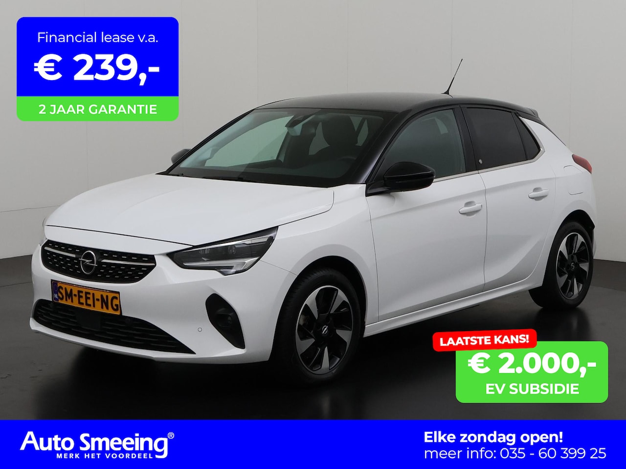 Opel Corsa-e - Elegance 50 kWh | 16.795,- na subsidie | 3 Fasen | Camera | Zondag Open! - AutoWereld.nl