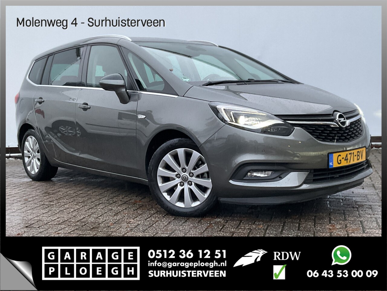 Opel Zafira - 1.6 Turbo Blitz 7p. 1.6 Turbo Blitz 7p. - AutoWereld.nl