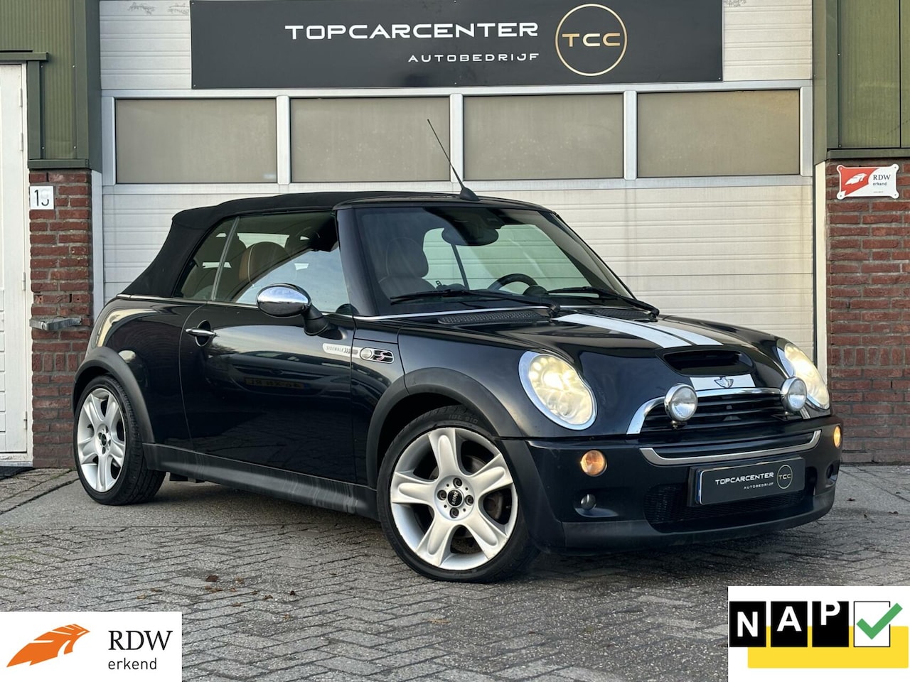 MINI Cabrio - 1.6 Cooper S Chili/AIRCO/STOELV/PARKS/APK/NAP - AutoWereld.nl