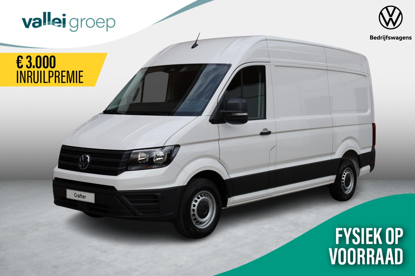 Volkswagen Crafter - Bedrijfswagens Trendline L3 2.0 TDI EU6 103 kW (140 pk) GVW 3.5T WB 3640 MM 6 versn. Han | - AutoWereld.nl