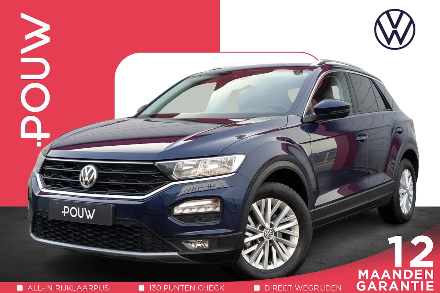 Volkswagen T-Roc - 1.5 TSI 150pk Style | Trekhaak Afneembaar | Navigatie | PDC Voor & Achter - AutoWereld.nl