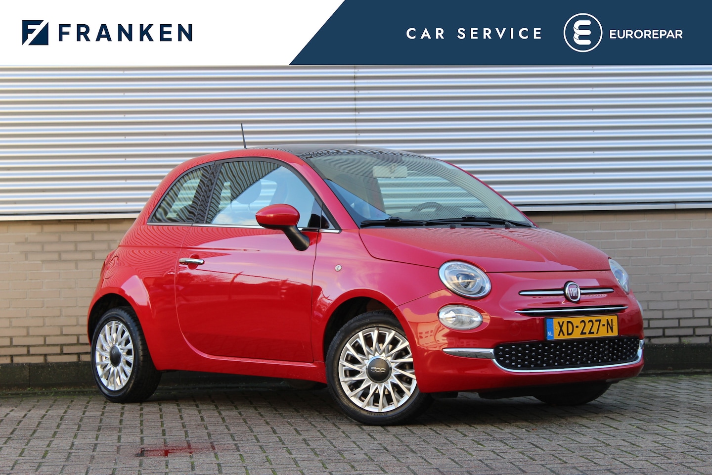 Fiat 500 - 1.2 Lounge | Panoramadak | Carplay | Parkeersensoren | Navigatie - AutoWereld.nl