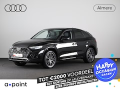 Audi Q5 Sportback - 55 TFSI e S-Line Competition 367 pk S-tronic | Verlengde garantie | Navigatie | Parkeersen