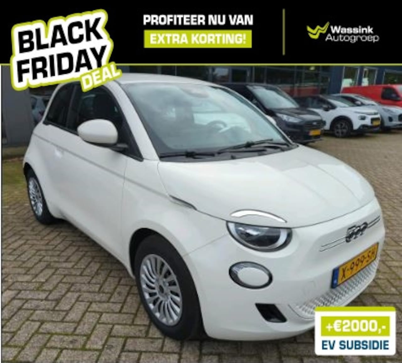 Fiat 500e - 100% elektrisch I Urban I MEGA BLACK FRIDAY ACTIE - AutoWereld.nl