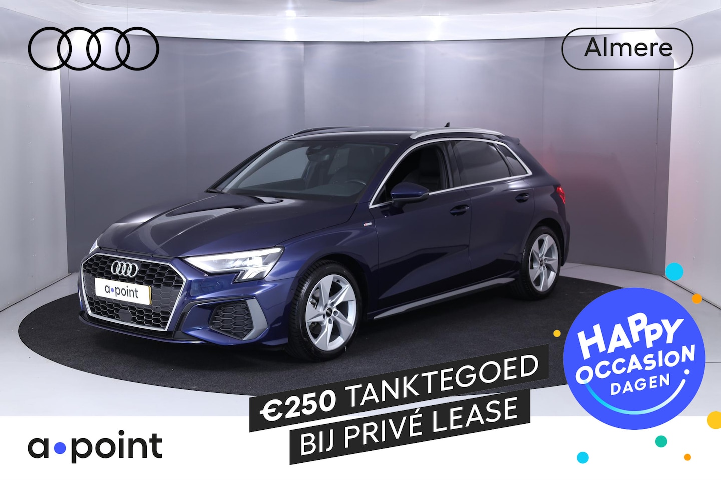 Audi A3 Sportback - 30 TFSI S-line Private lease vanaf €585,- pm | 110 pk S-tronic | Verlengde garantie | Navi - AutoWereld.nl