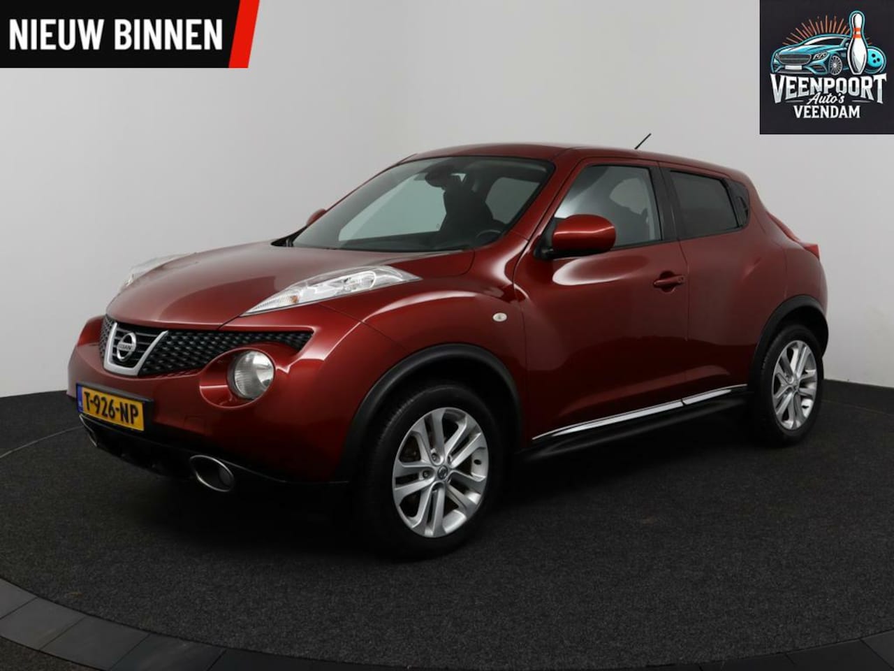 Nissan Juke - 1.6 Visia Airco Cruise Camera Velgen Navi Trekhk - AutoWereld.nl