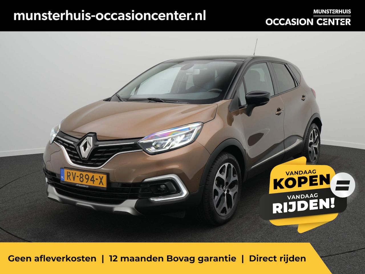 Renault Captur - 1.2 TCe Intens - Lage Kilometerstand! - Automaat - 4 Cilinder - Eerste Eigenaar - AutoWereld.nl