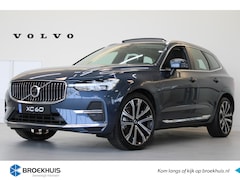 Volvo XC60 - T6 350PK AWD Ultra Bright | Gelam Glas | Luchtvering | 360º view | HUD | Alarm