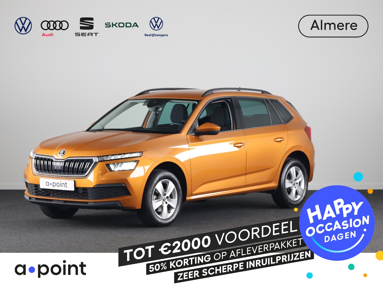 Skoda Kamiq - 1.0 TSI Ambition Privatelease vanaf €478 pm | 110 pk Automaat (DSG) | Verlengde garantie | - AutoWereld.nl