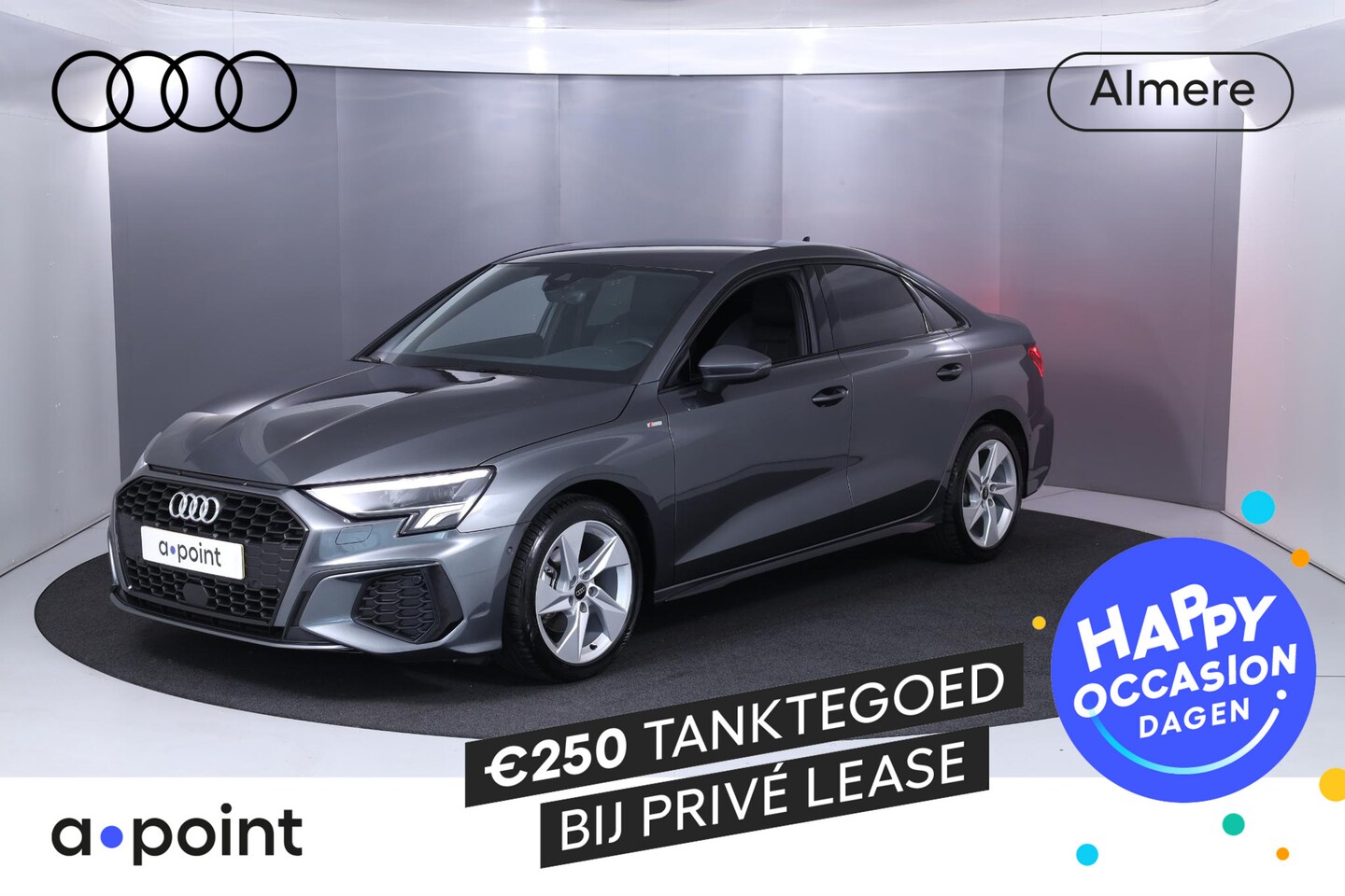 Audi A3 Limousine - 30 TFSI S-line Private lease vanaf €600,- pm | 110 pk S-tronic | Verlengde garantie | Navi - AutoWereld.nl