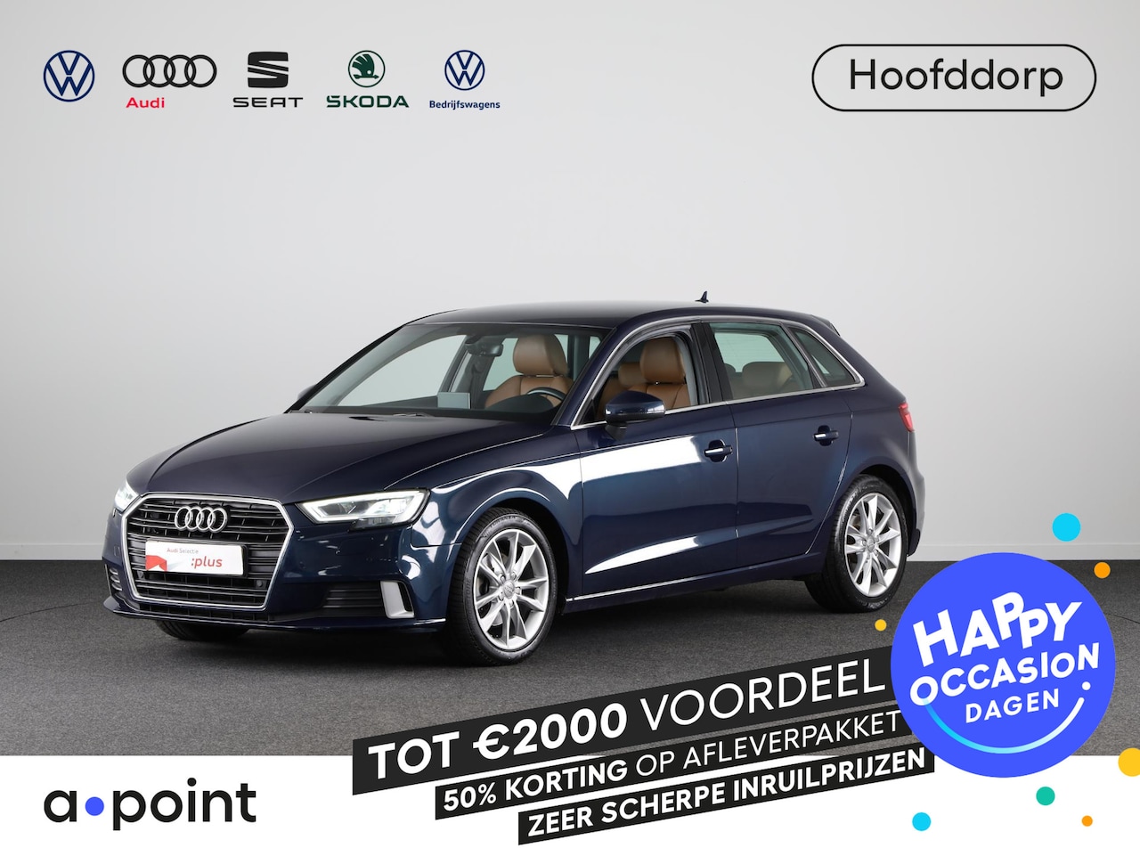 Audi A3 Sportback - 1.5 TFSI CoD Sport Lease Edition 150pk Automaat | Lederen bekleding | Navigatie | Lichtmet - AutoWereld.nl